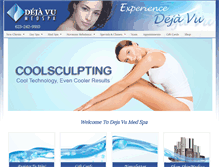 Tablet Screenshot of dejavumedspaaz.com